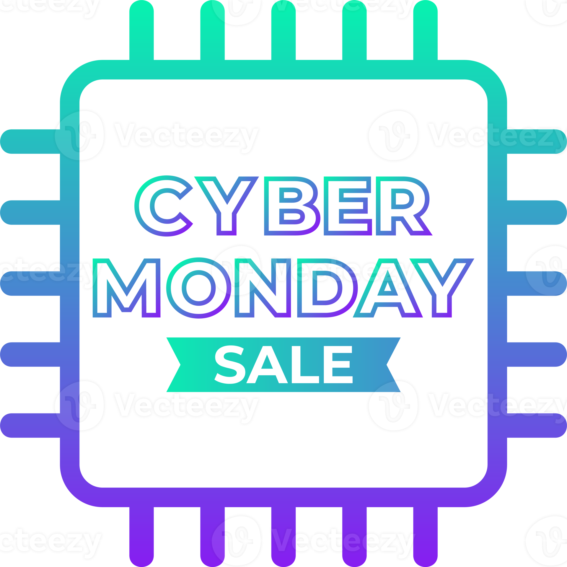 cyber monday sale design element 15129890 PNG