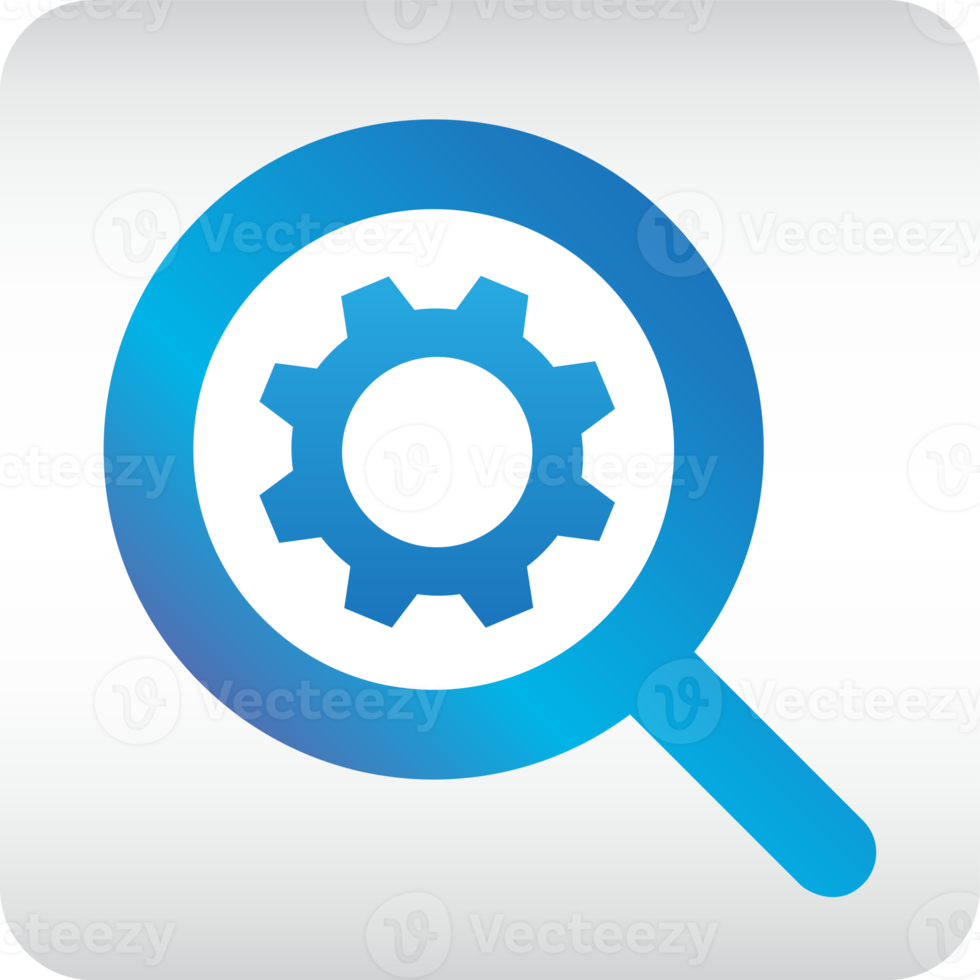 setting search gradient icon png