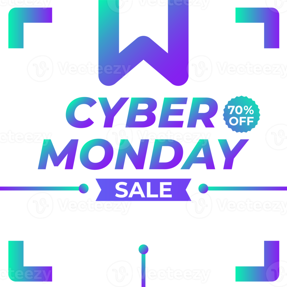 cyber monday sale design element 15129996 PNG