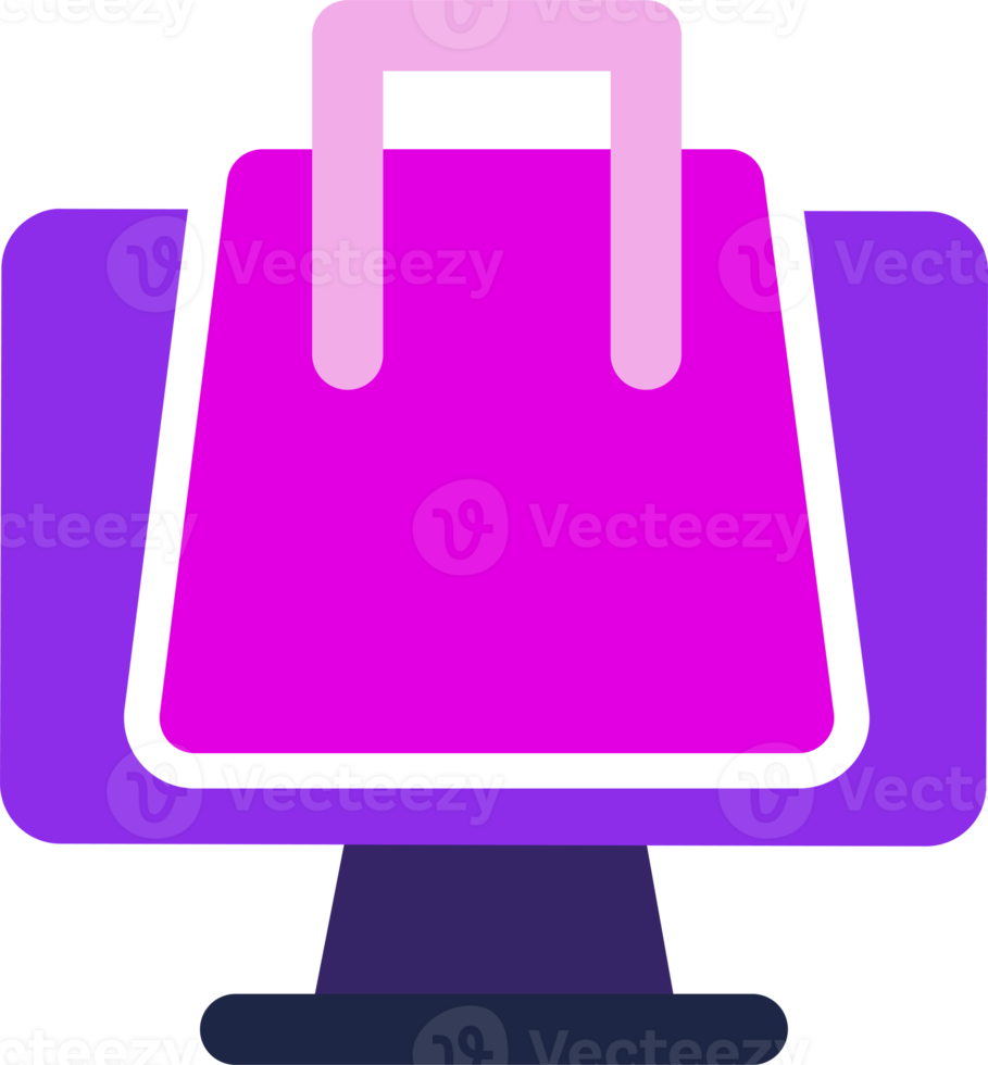 shopping computer icona png