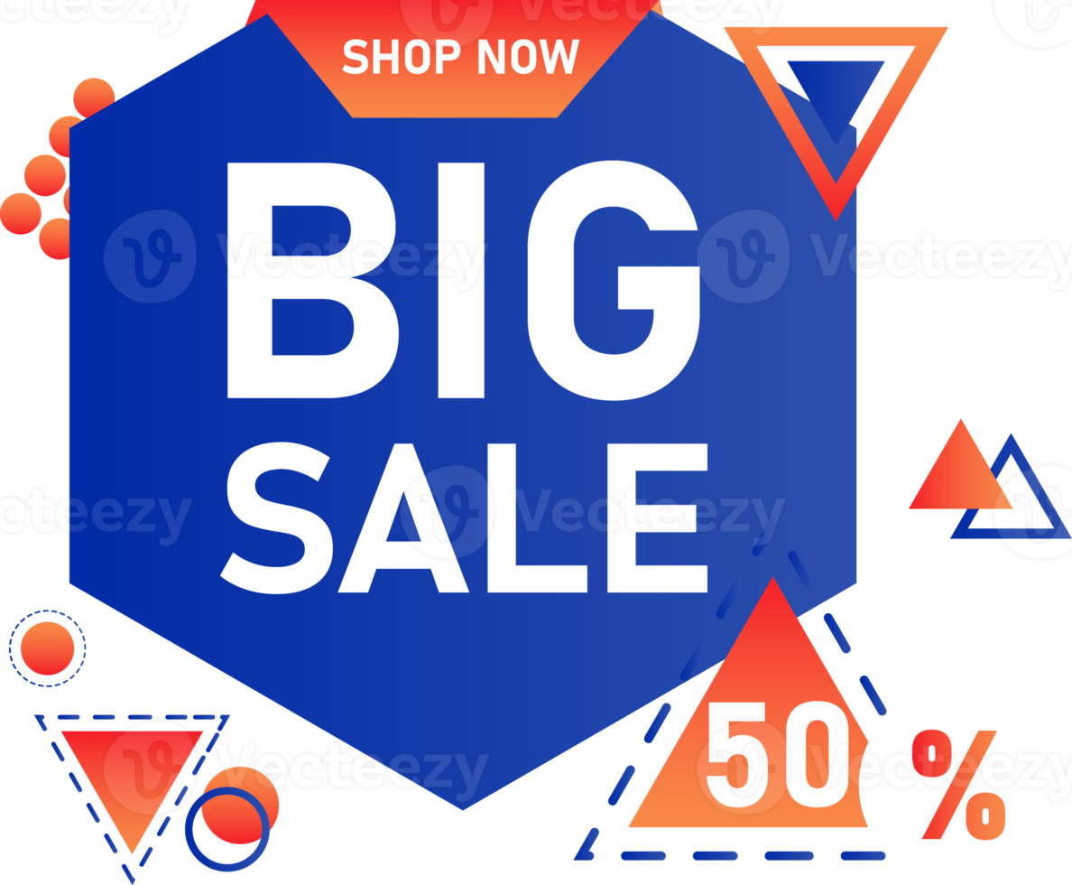 big sale promotion banner png