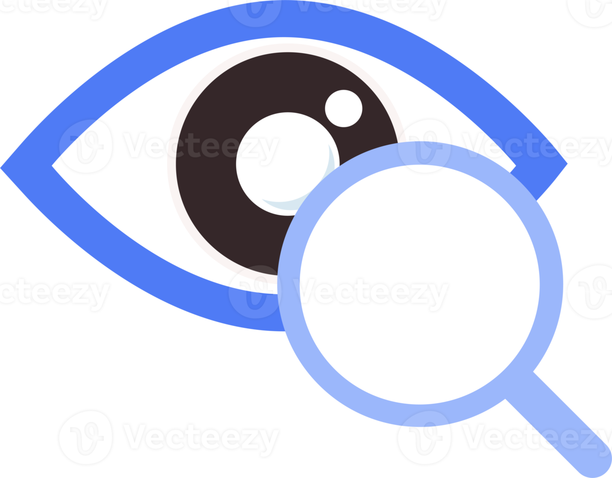 ícone de pesquisa de vírus ocular png