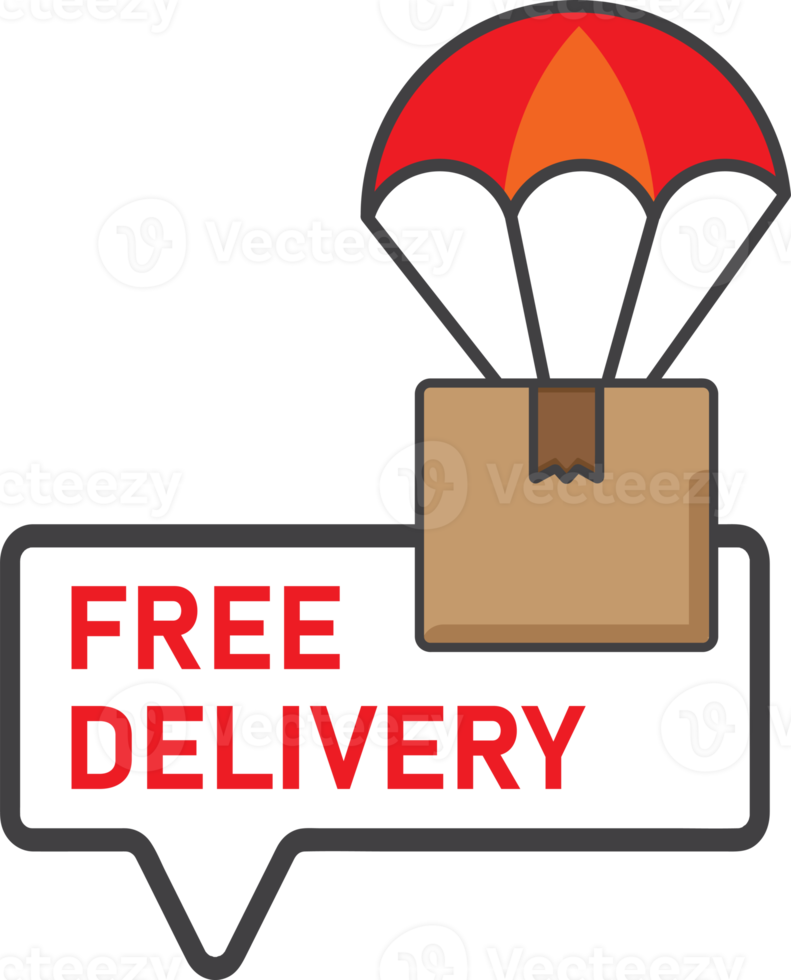 free delivery sign png