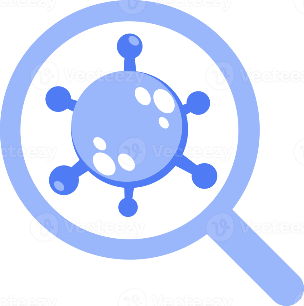 icône de recherche de virus png