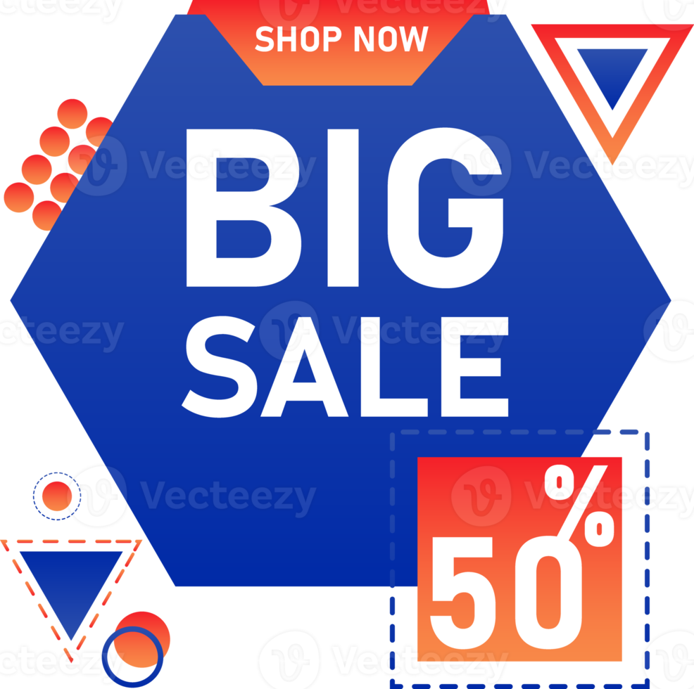 big sale promotion banner png