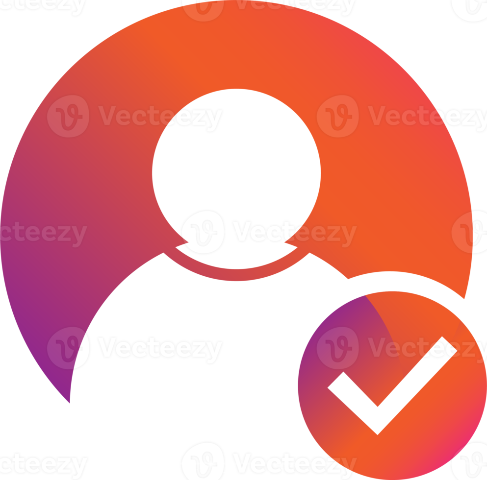 checkmark user icon png