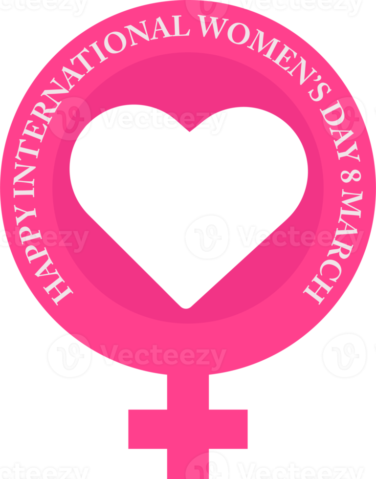 international womens day badge png