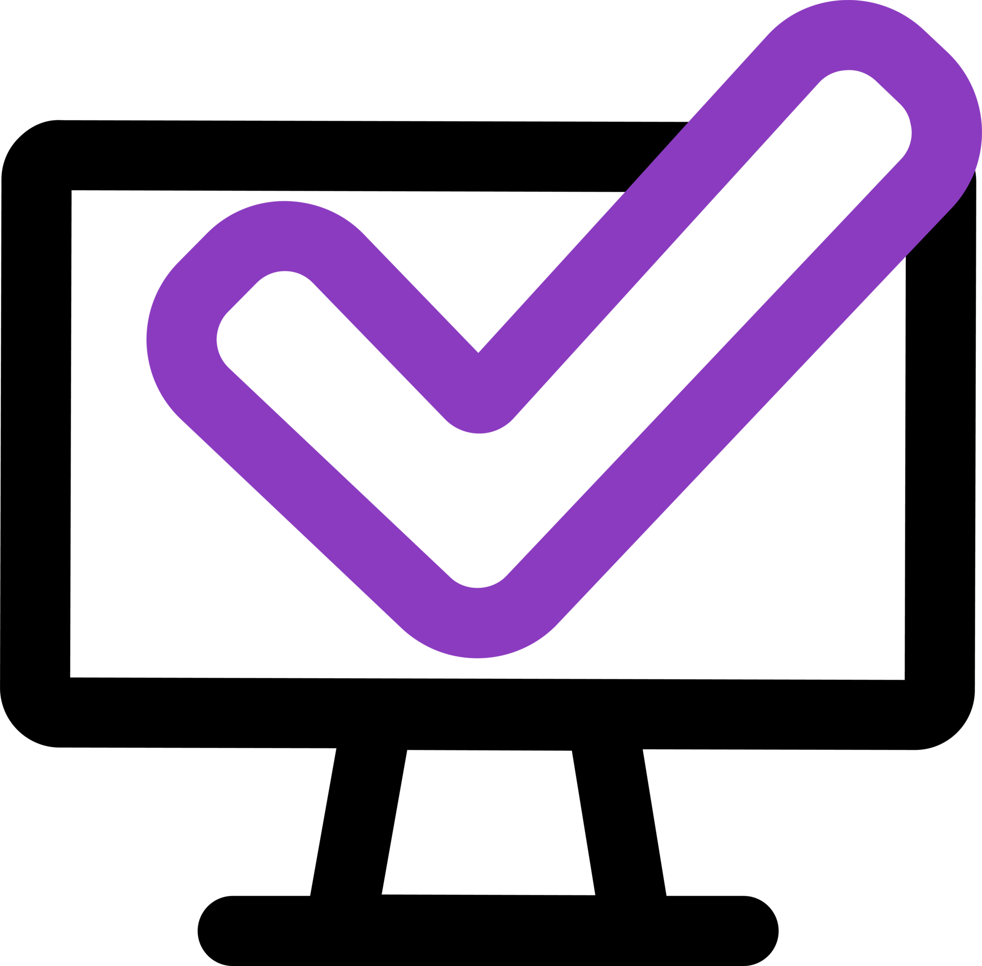 Computer check icon 15130580 png