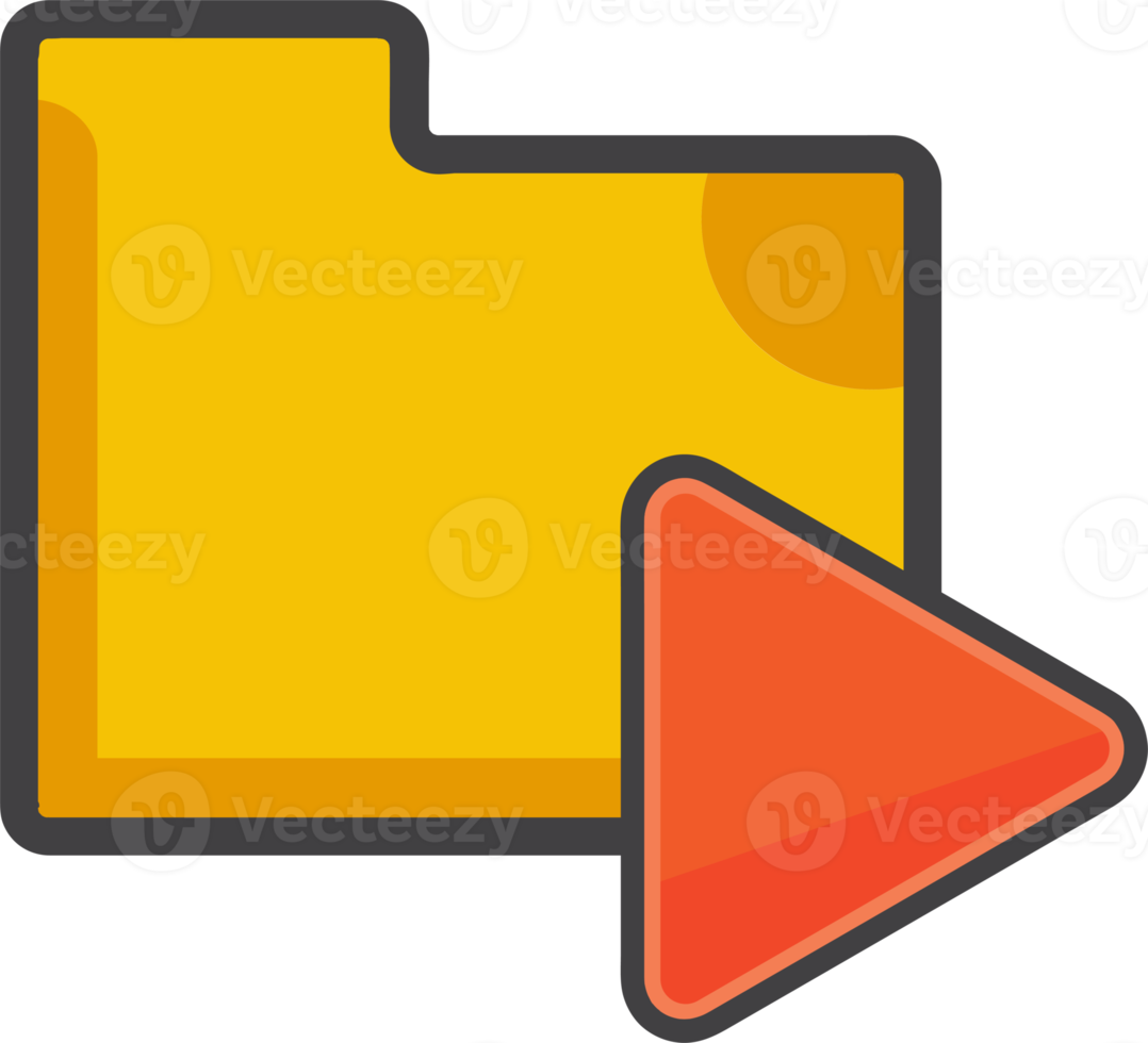 play video folder icon png