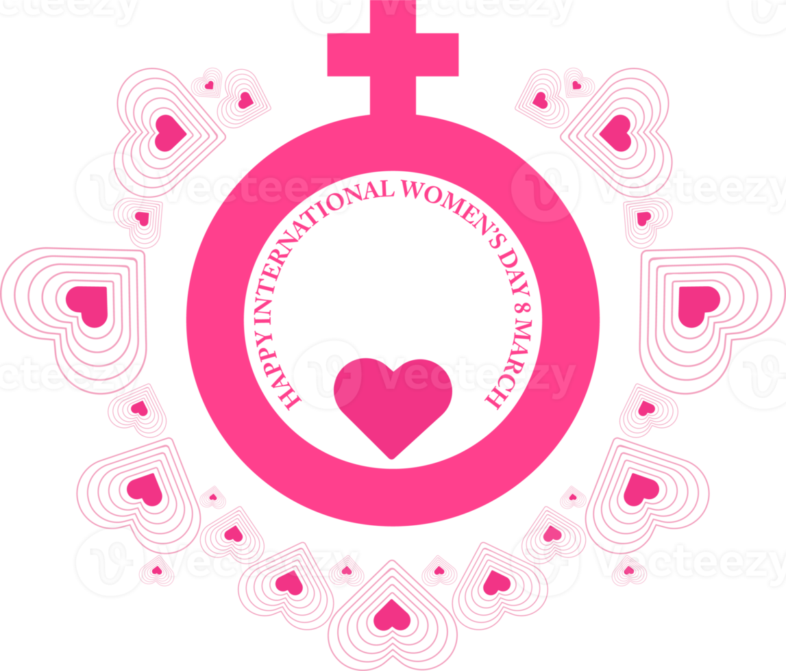 international womens day badge png