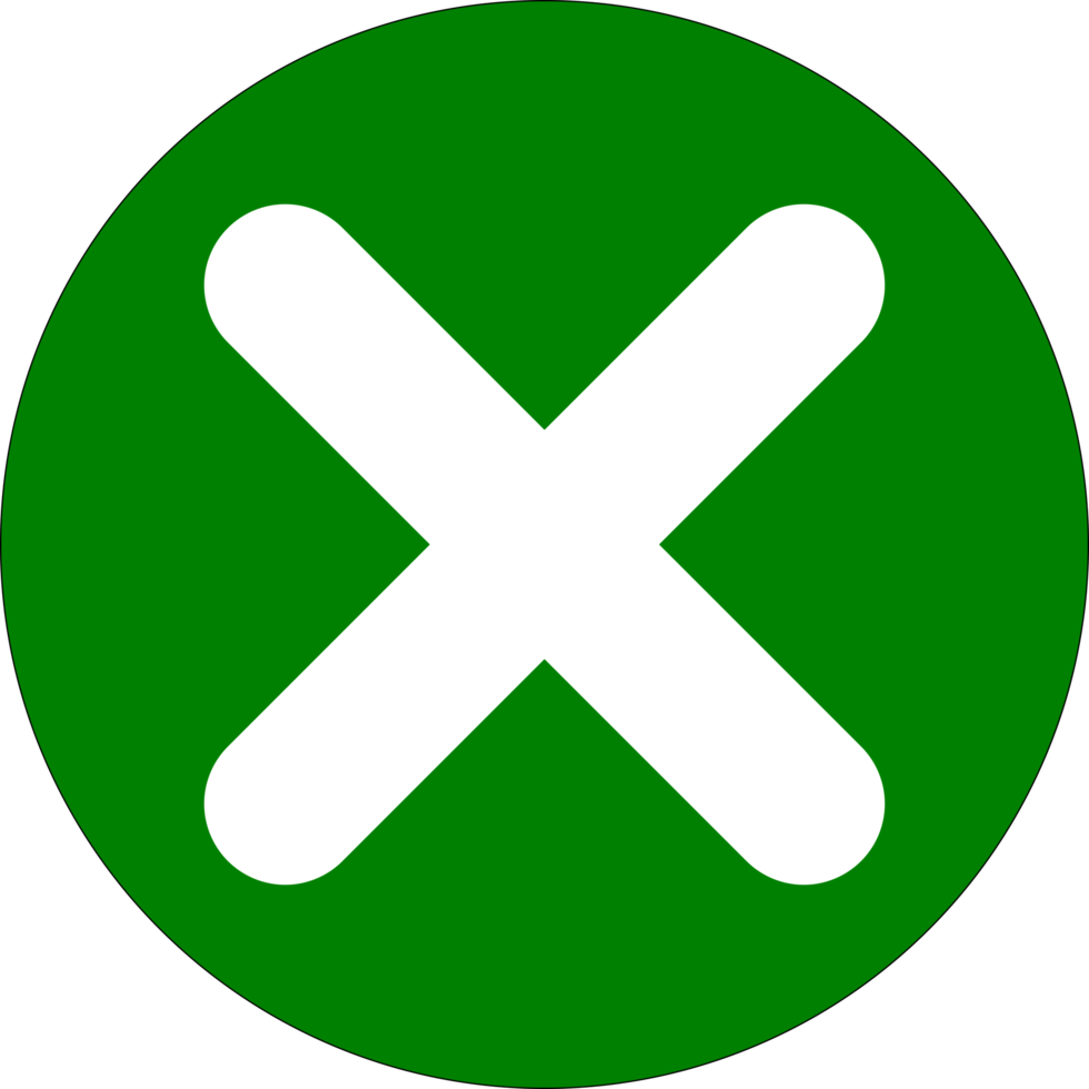 wrong mark icon 15130841 PNG