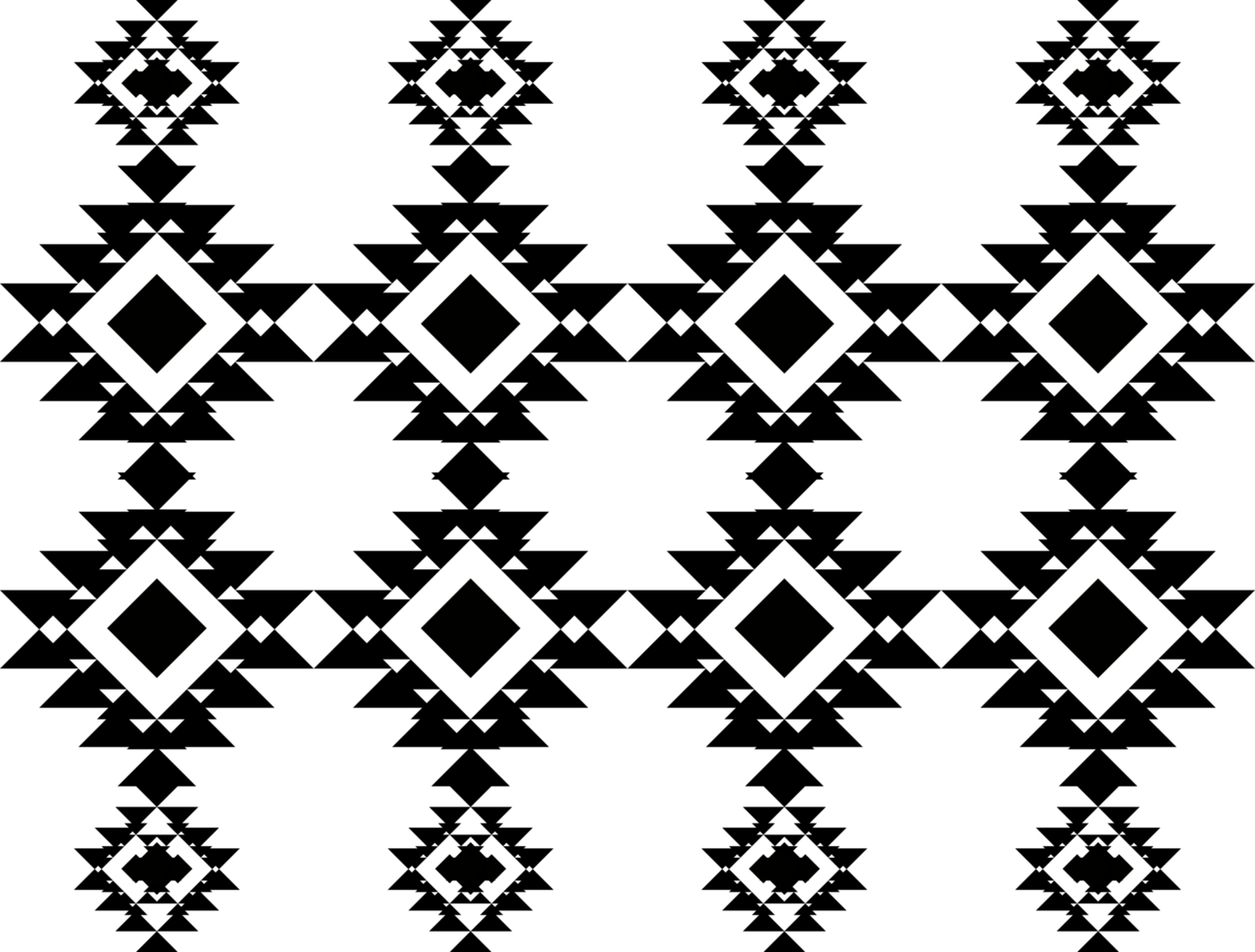 black-and-white-geometric-ethnic-15130846-png