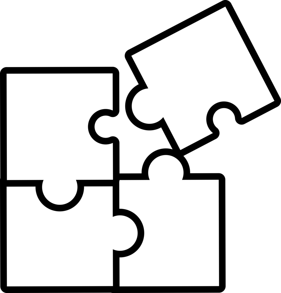 decoupeerzaag puzzel stuk png