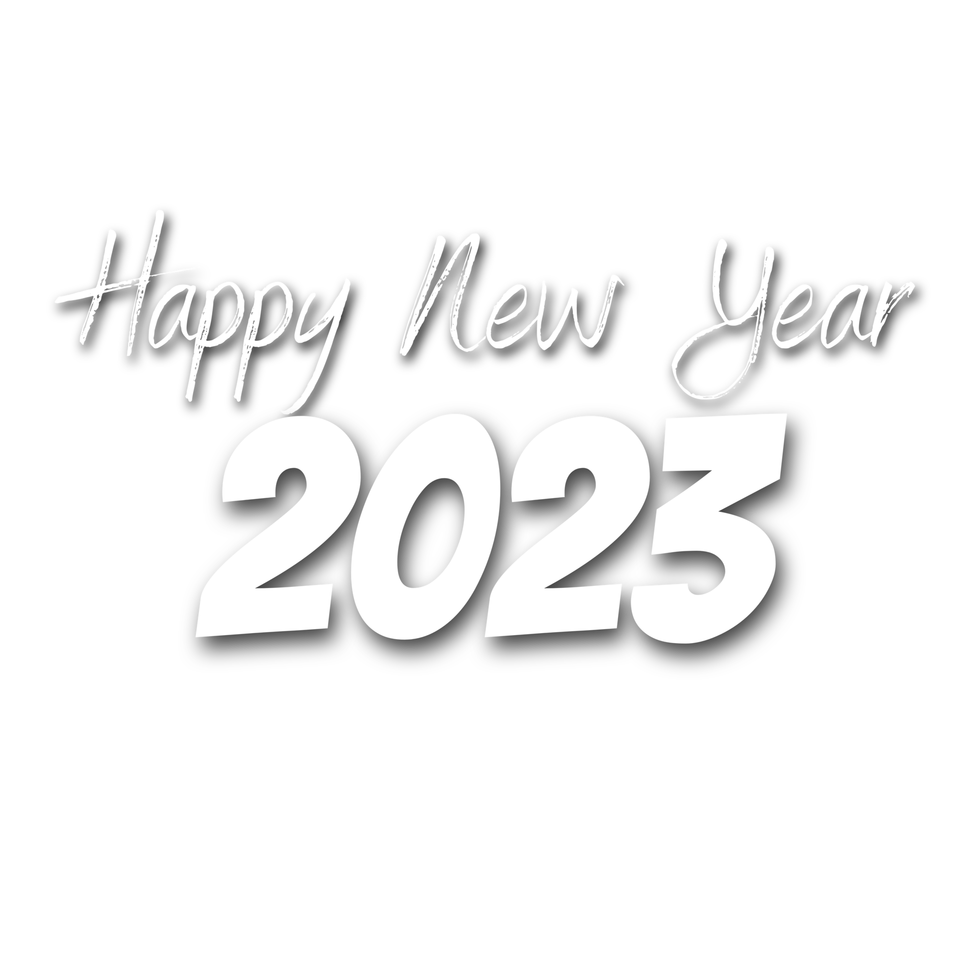 Happy new year png transparent background file. 15130993 PNG