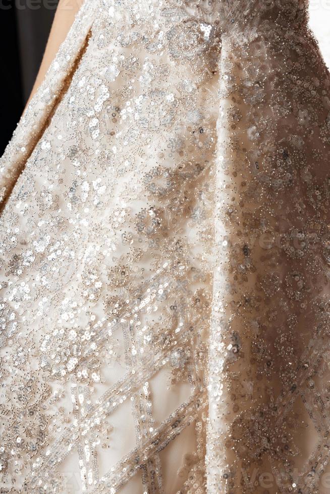 Elegant bride in a wedding dress photo