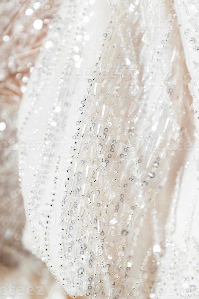 Elegant bride in a wedding dress photo