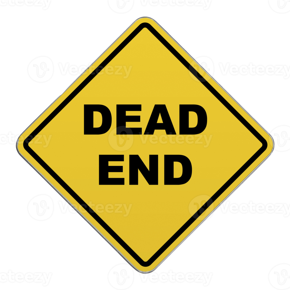 Crossing Sign - Dead end png