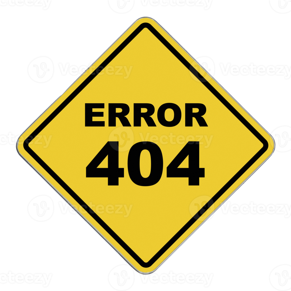 Crossing Sign - Error 404 png