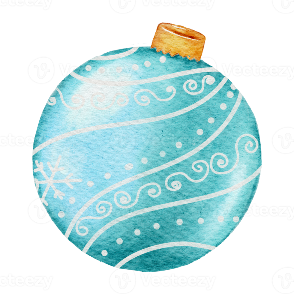 Christmas ball watercolor png