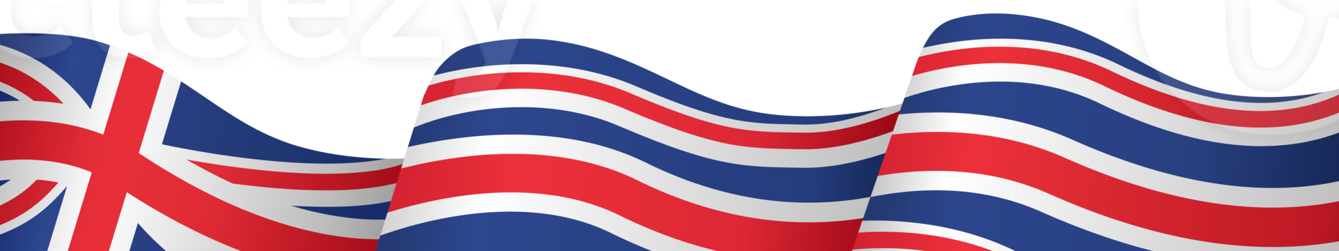 golvend vlag van uk geïsoleerd Aan PNG of transparant achtergrond, symbolen van Verenigde koninkrijk, geweldig Groot-Brittannië, sjabloon voor spandoek, kaart, reclame ,promoten, TV reclame, advertenties, web