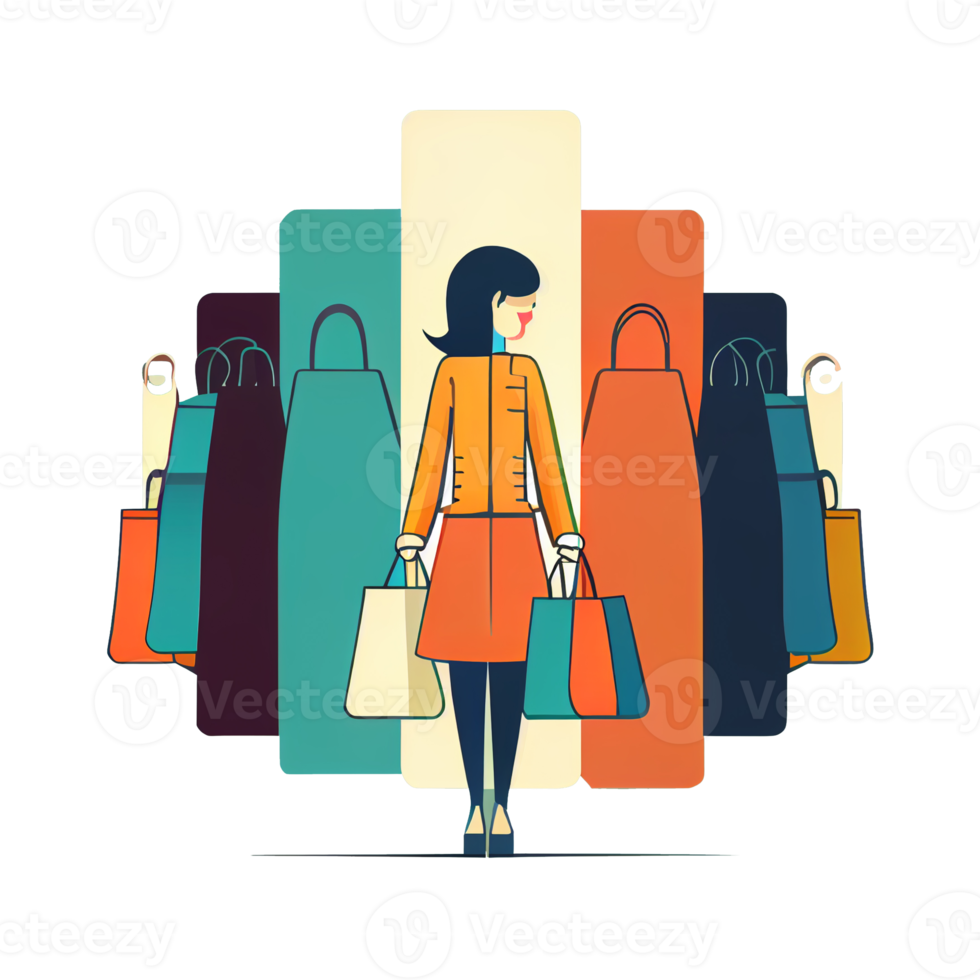 Buy Needs and Lifestyles Only with Mobile and Online Shopping or  Ecommerce Vector Illustration Flat Icon Style Suitable for Web Landing  Page Banner Flyer Sticker Wallpaper Card Background UI 1871641  Vector Art