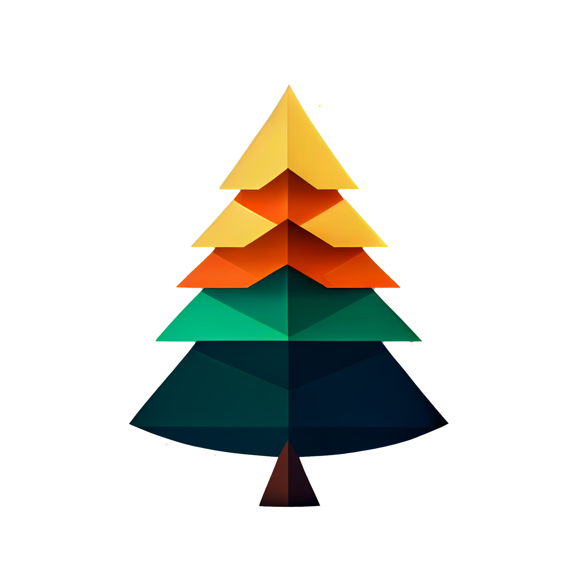 Modern Christmas Tree Png