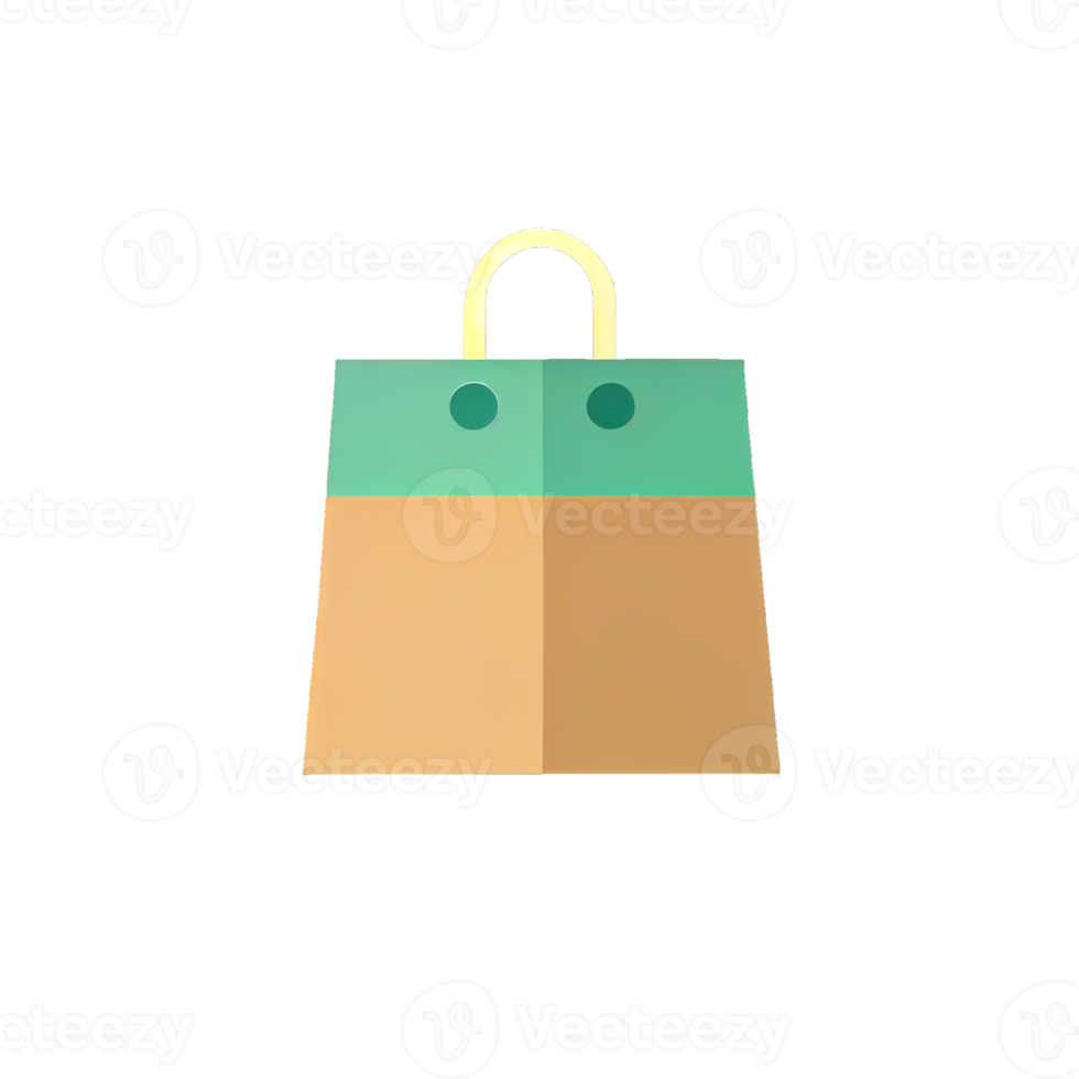 Flat shopping bag cartoon wallpaper. Modern flat design for shopping online Website layout design. png