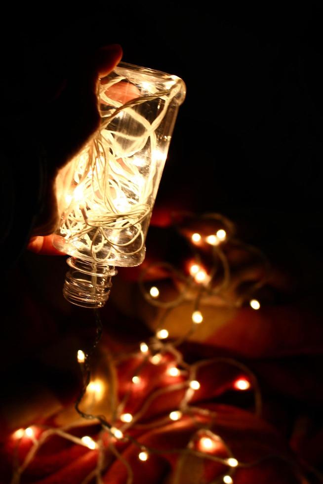 Fairylights In a Glass Bottle photo