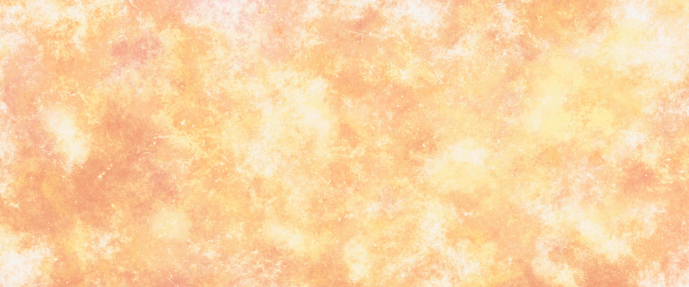Colorful orange fire unicorn girly grunge on paper texture. Art paint blots background. Fantasy fire light orange watercolor bokeh paper texture. Beautiful grunge with dots. Space for text. photo