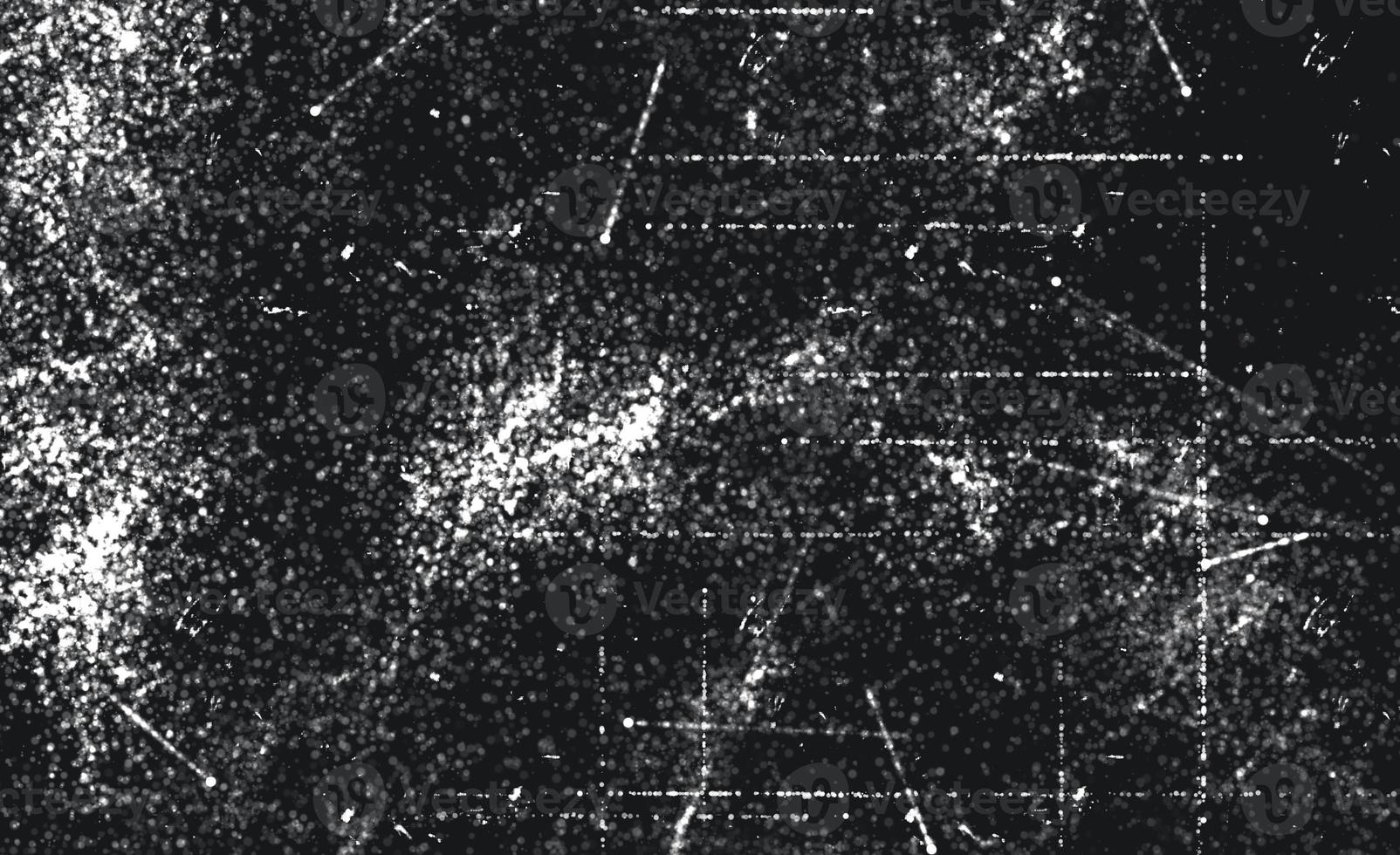 Monochrome particles abstract texture.Overlay illustration over any design to create grungy vintage effect and depth photo