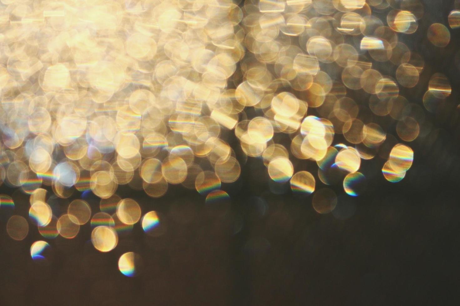 Light Bokeh Through A Glass Window photo