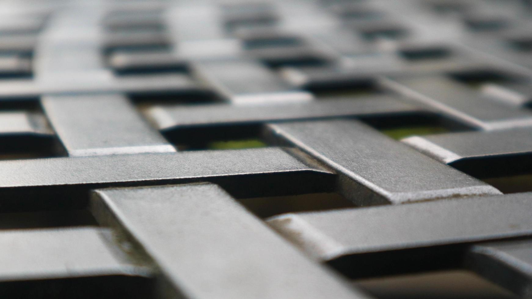close-up texture of black iron table as background photo