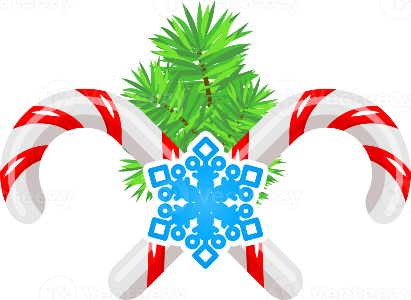 Christmas lollipop candy cane icon in cartoon style png