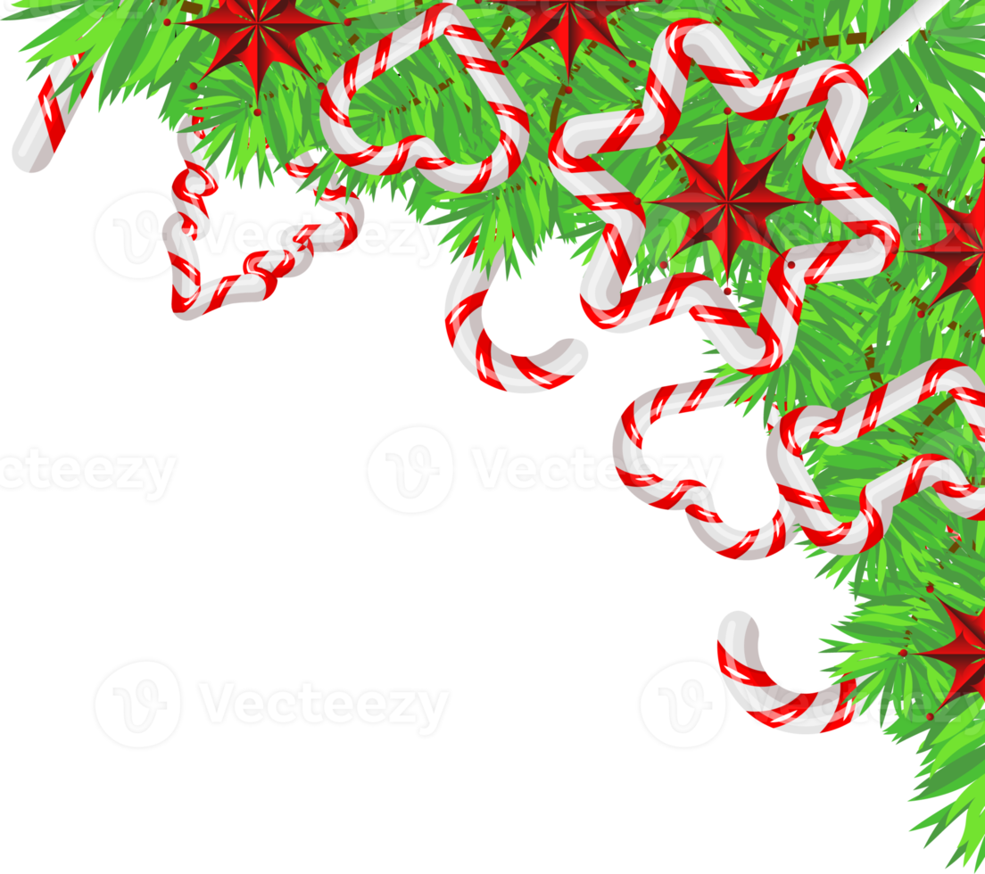 Christmas lollipop candy cane icon in cartoon style png