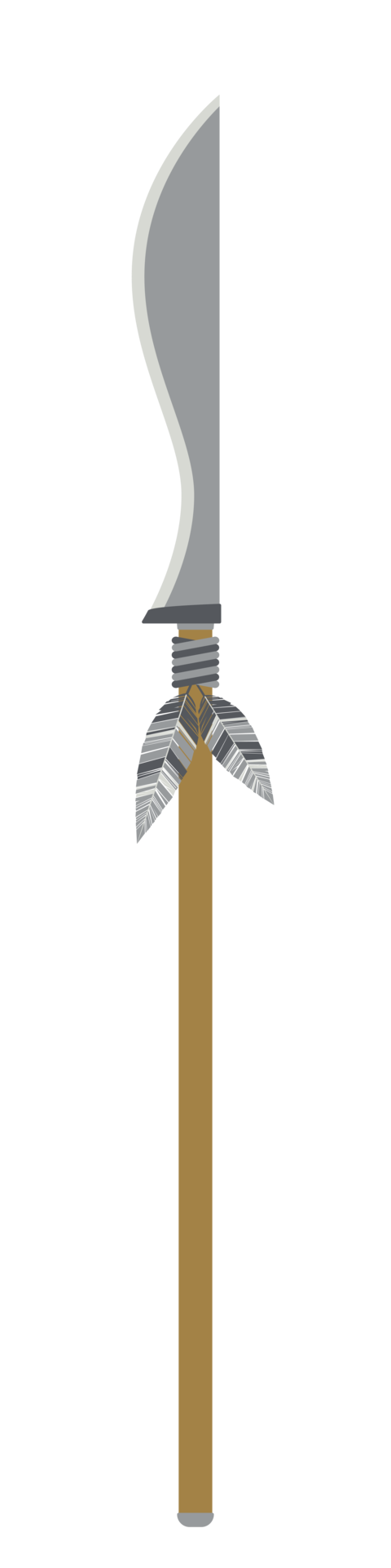 Free Spear War Lance Weapon Two Side Sharp Knight 15133087 PNG with ...