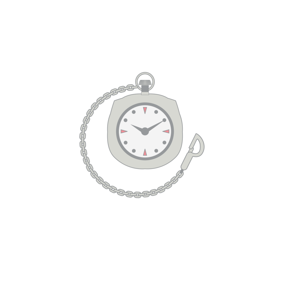 chaîne de montre de poche ensemble de collection de collier esthétique classique png