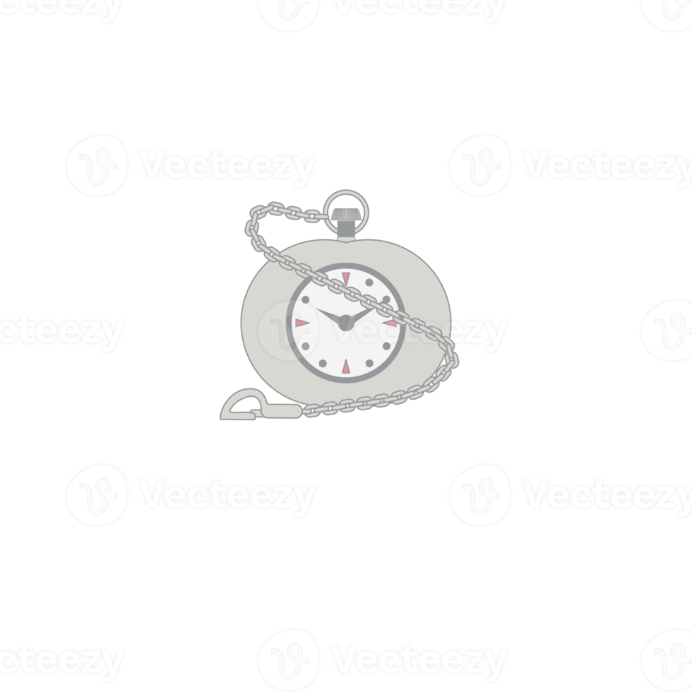 Pocket Watch Chain Classic Aesthetic Necklace Collection Set png