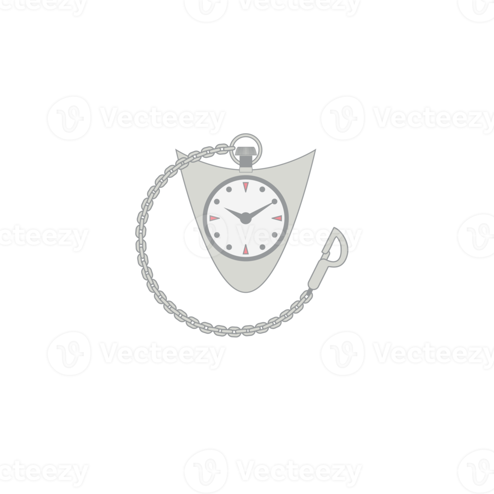 Pocket Watch Chain Classic Aesthetic Necklace Collection Set png