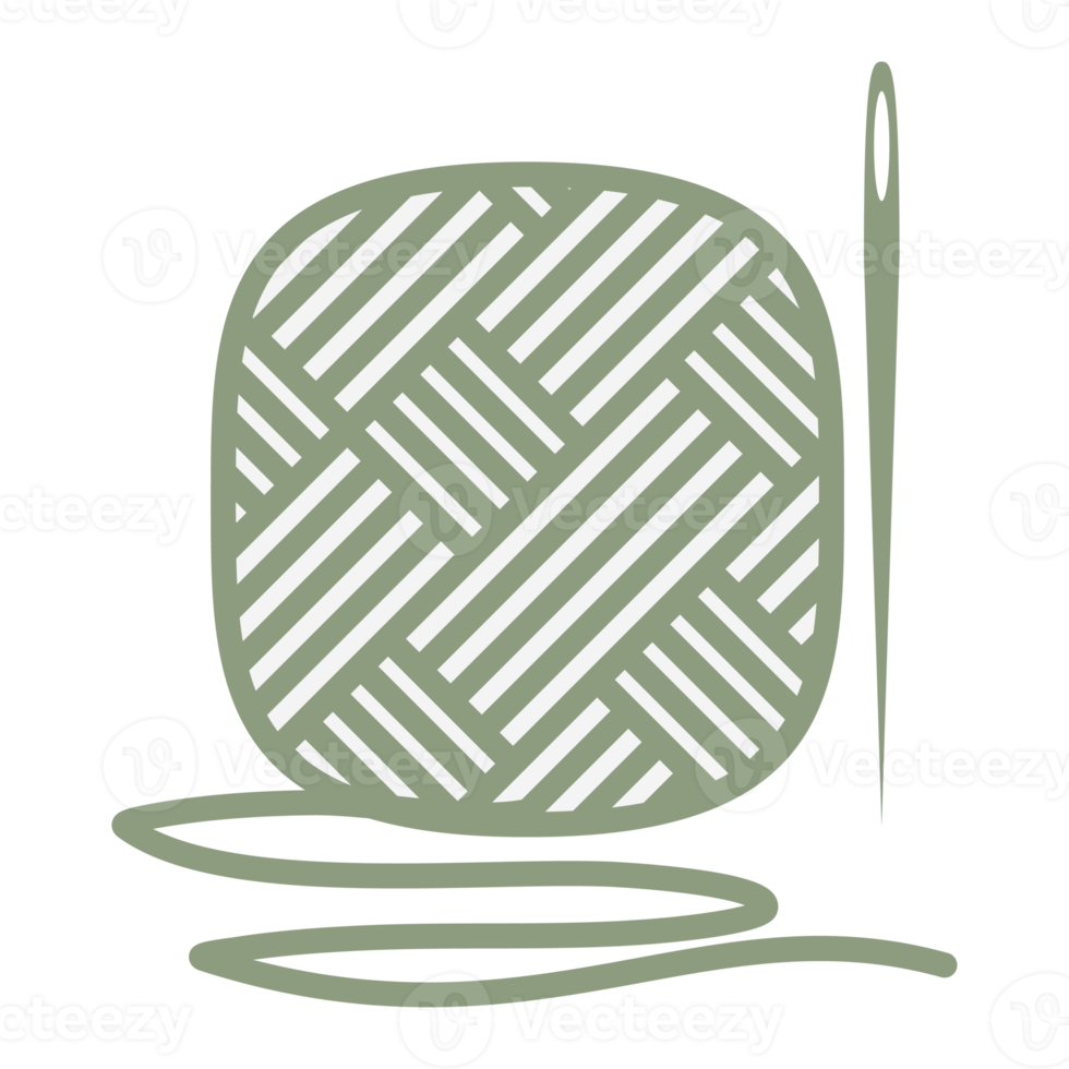 wool yarn box roll element collection set png