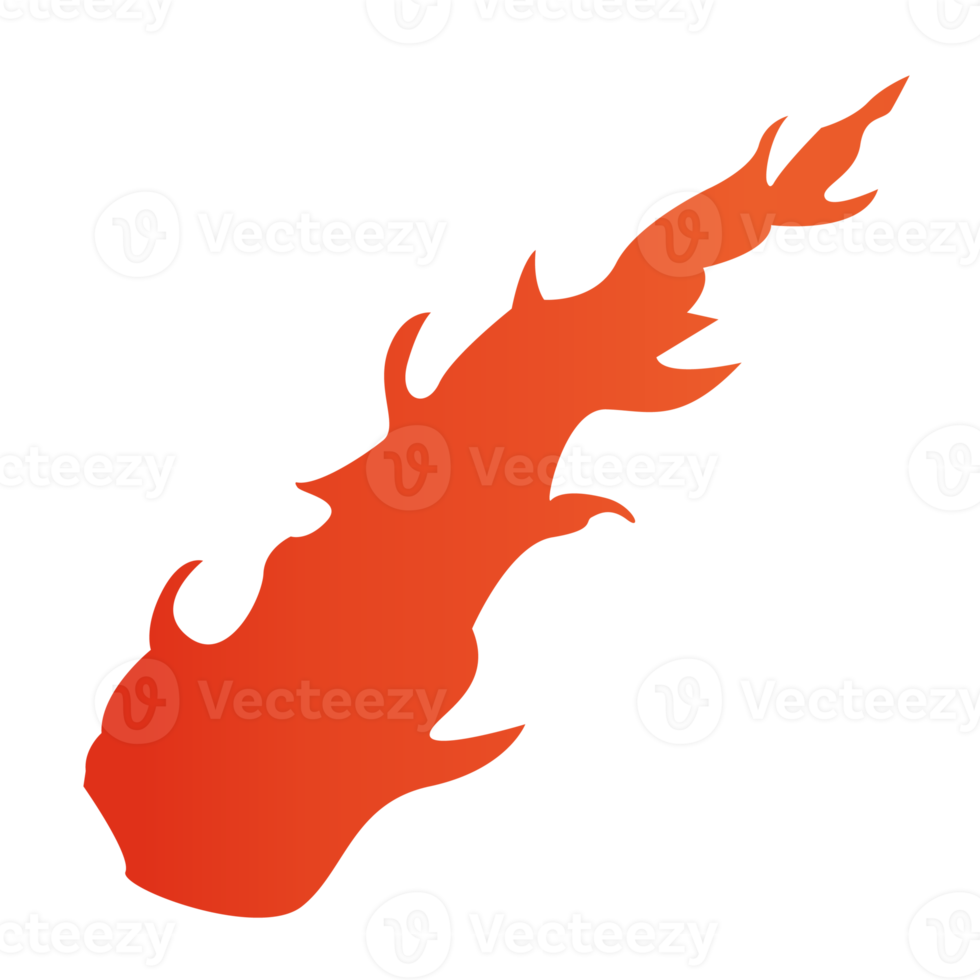 ilustración de llama de fuego png