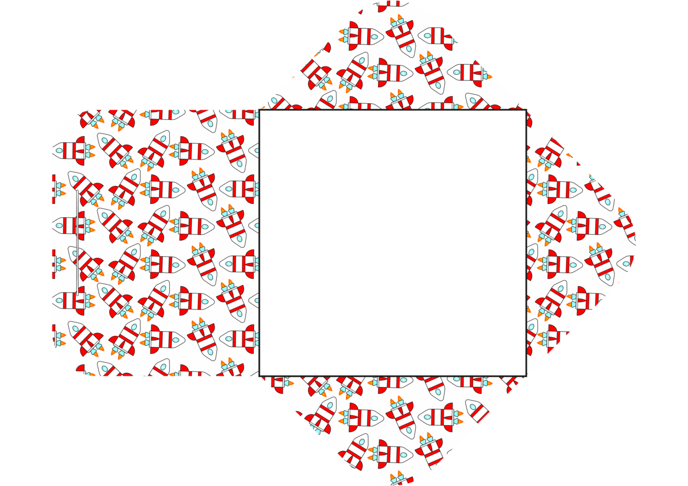 design de envelope com um tema de veículo png