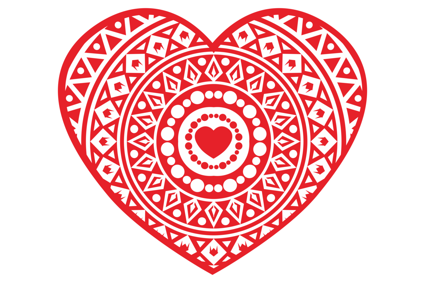 Illustration of Love in Red png