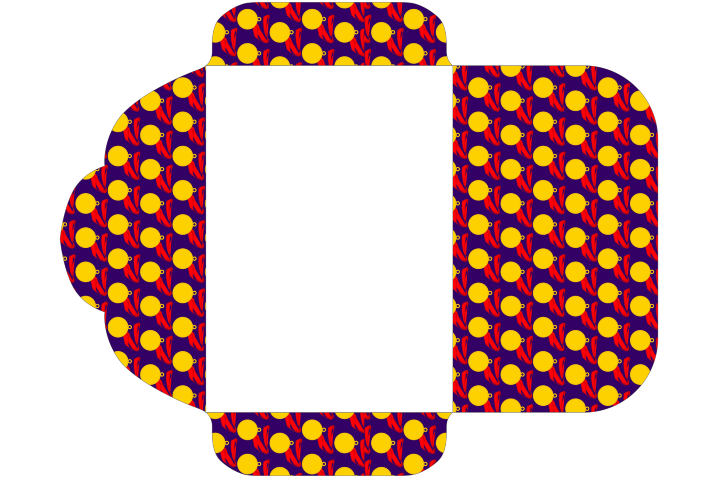 Envelope Design with Gold Medal Theme png