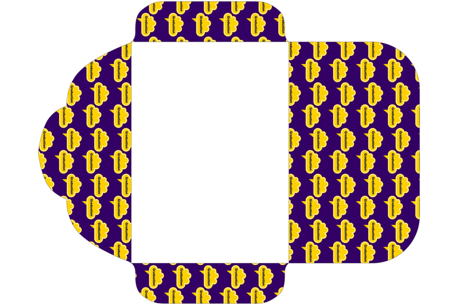 design de envelope com tema de texto de bolha png