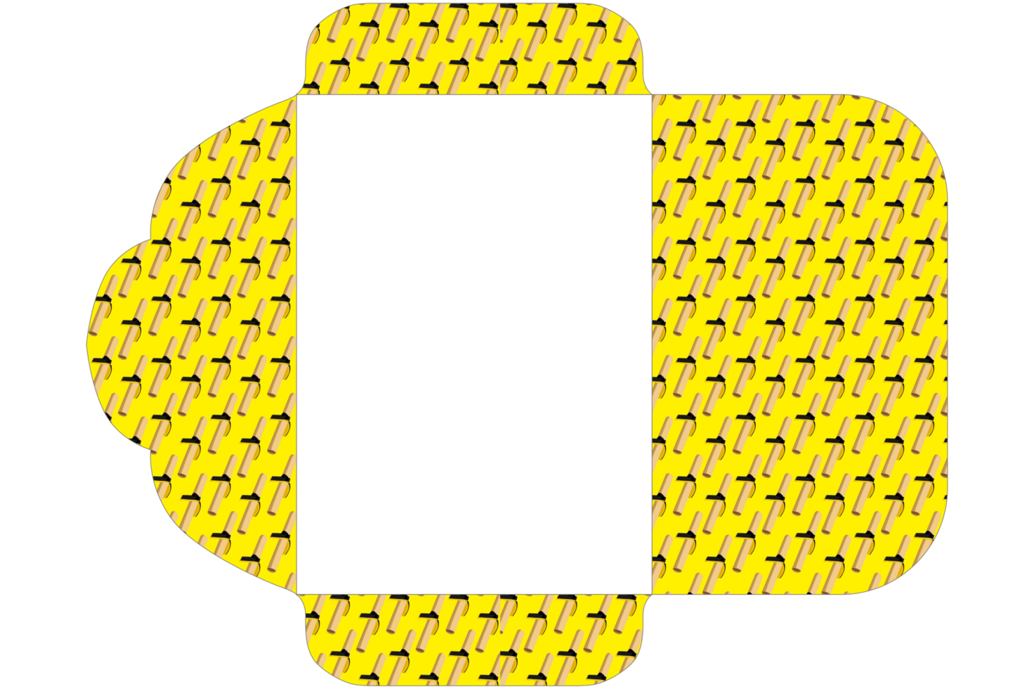 Envelope Design with Certificate Roll Theme png