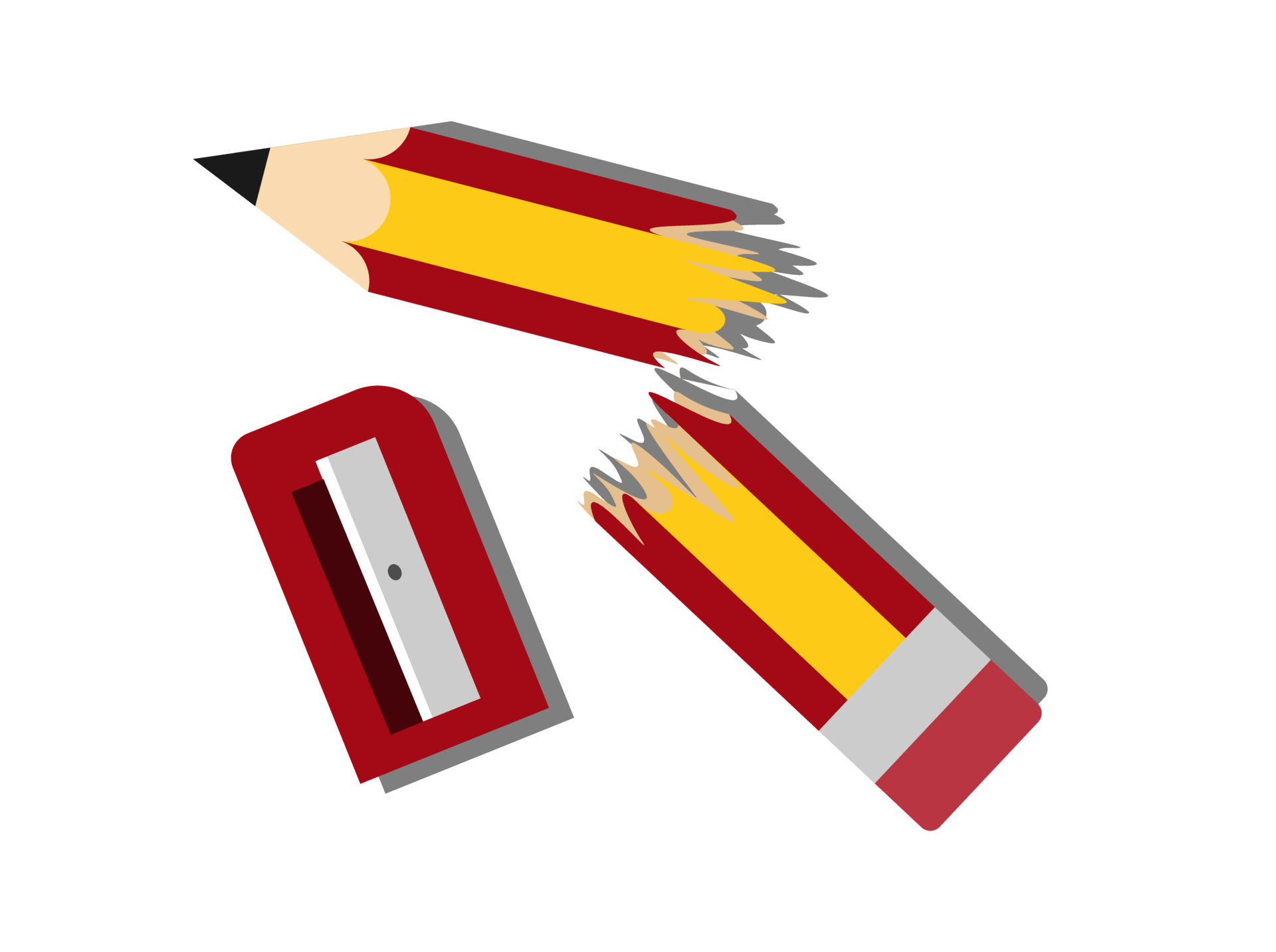 Broken pencil illustration 15133731 PNG