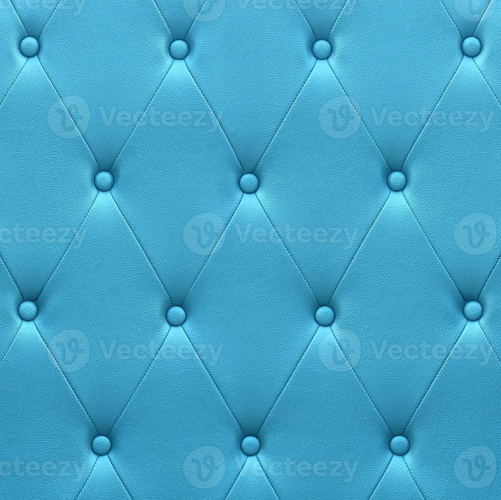 patrón de tapicería de asiento de cuero azul foto