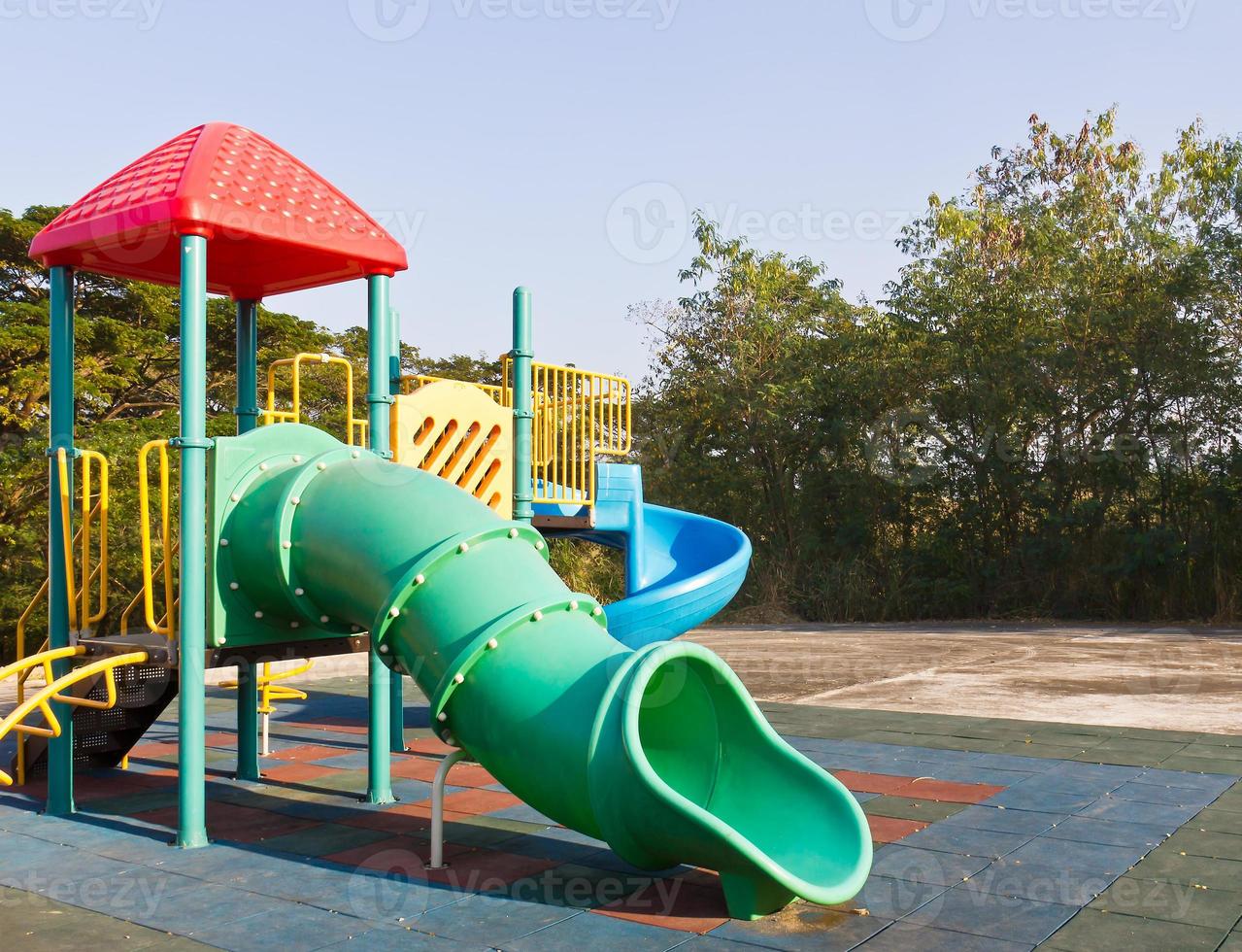 Children playground in park photo