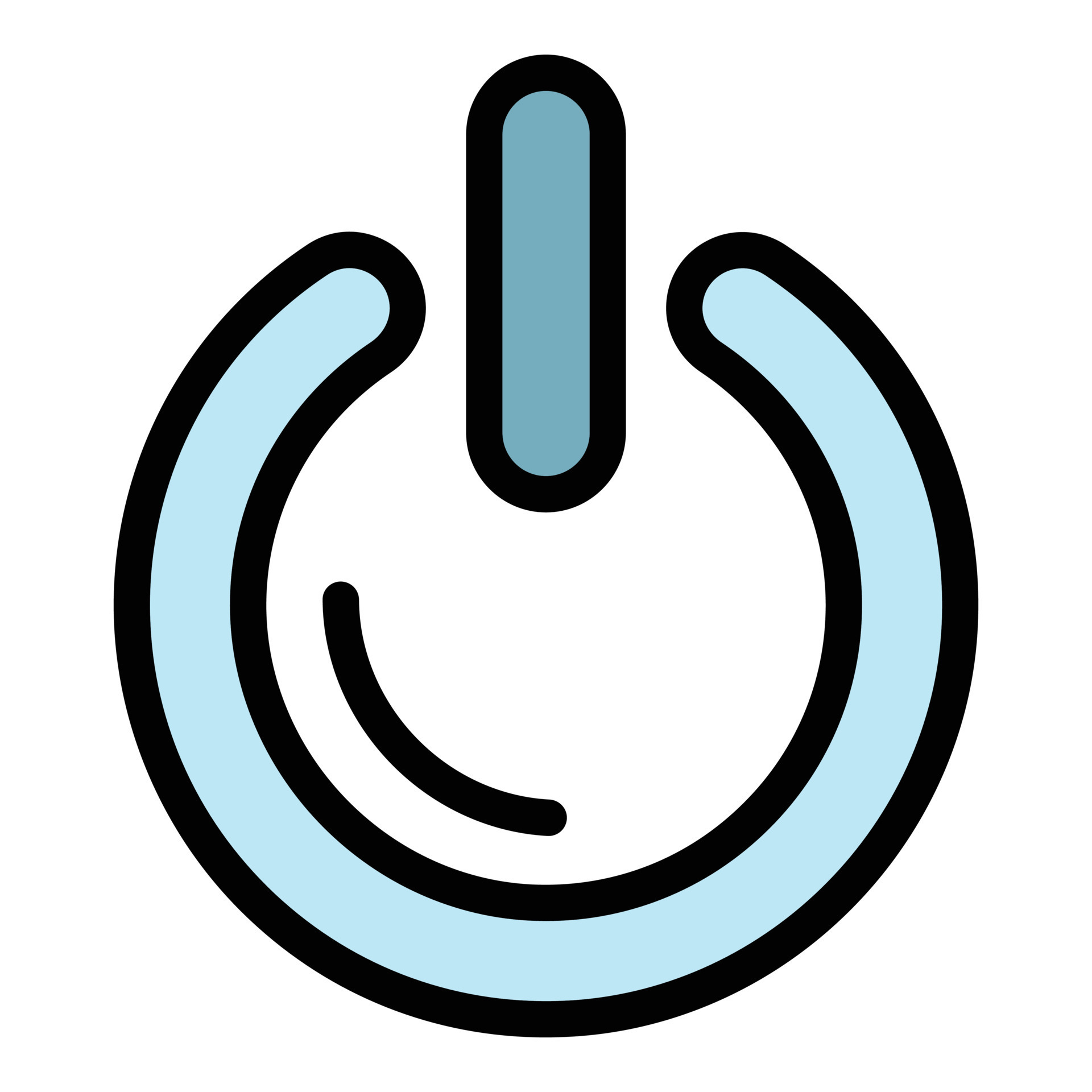 Power off button icon color outline vector 15140878 Vector Art at Vecteezy