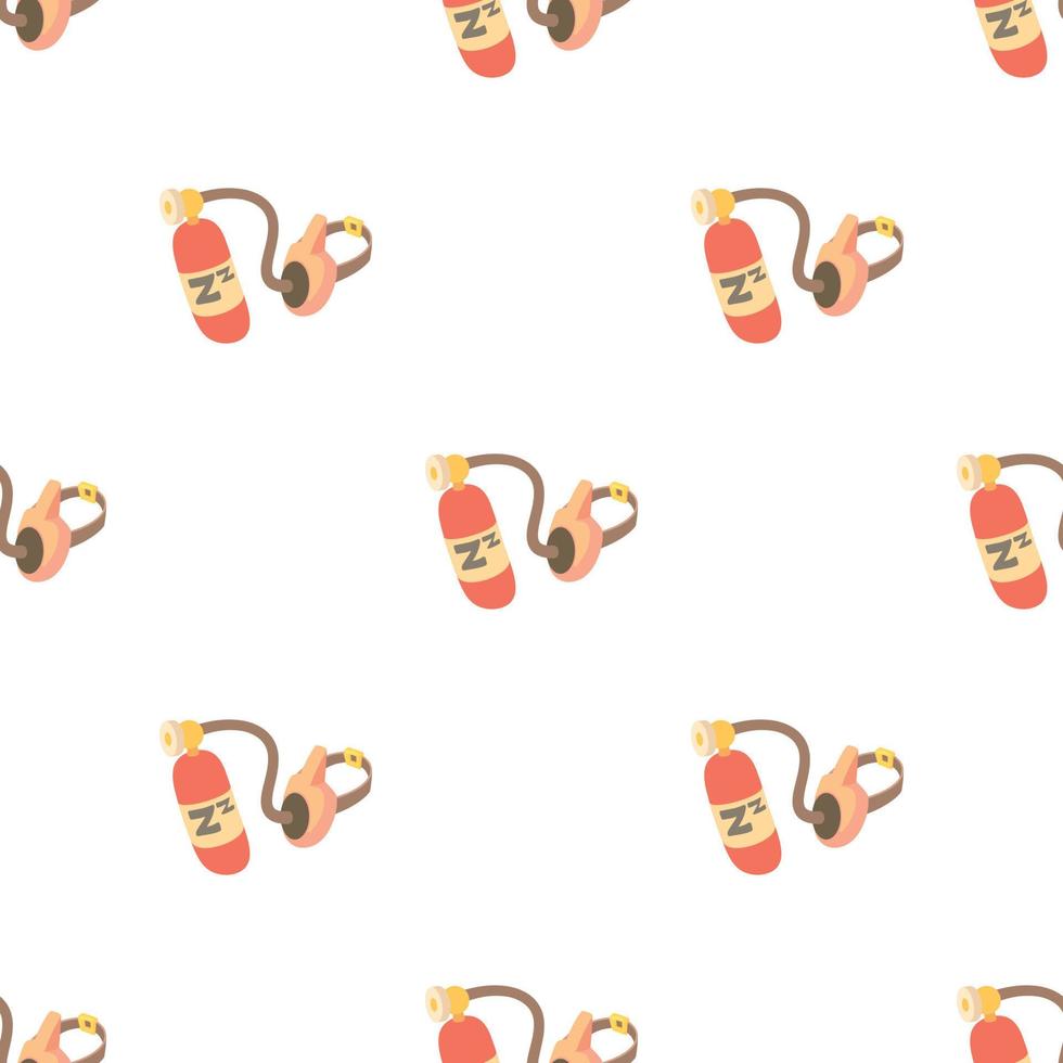 Oxygen mask pattern seamless vector